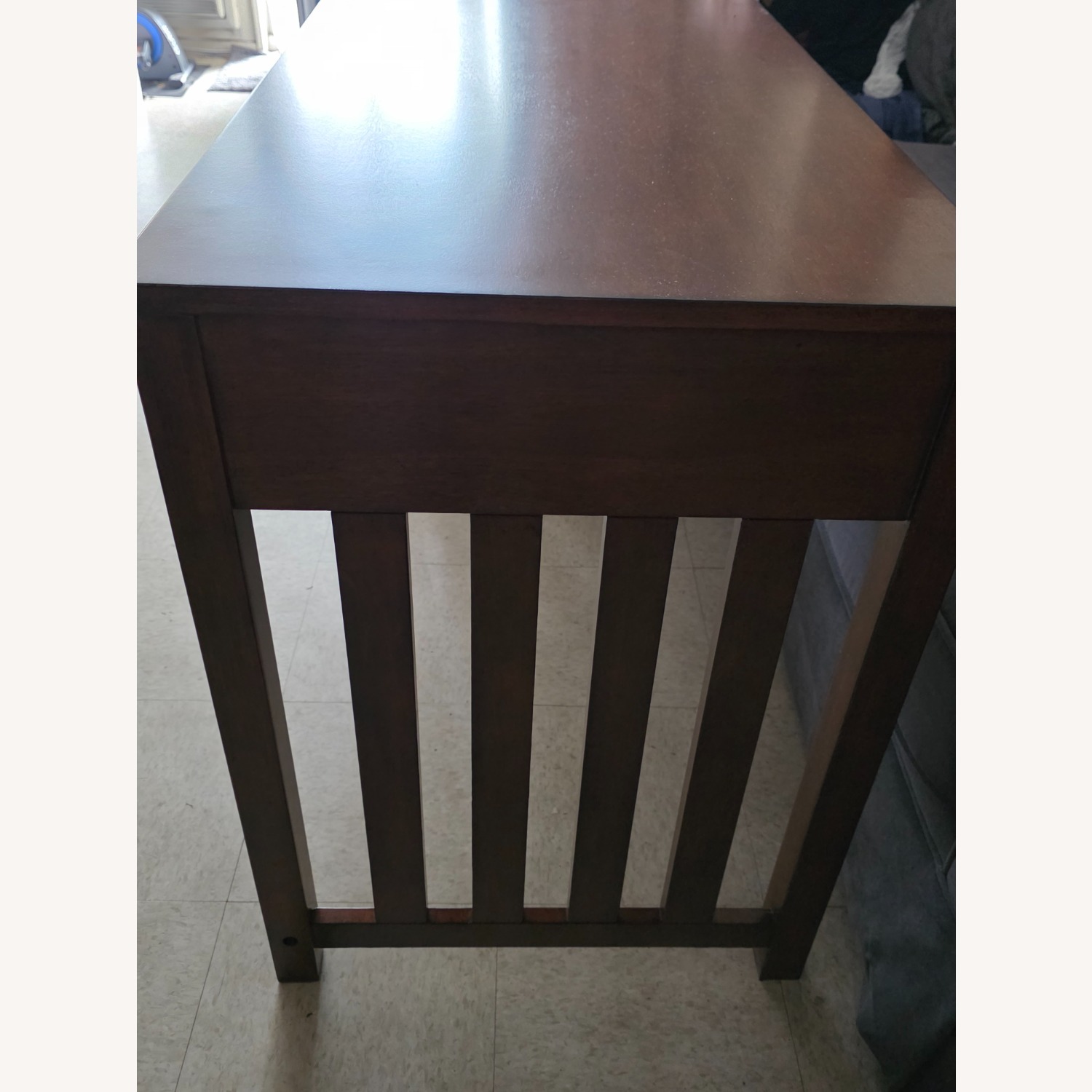 Liberty Furniture Dark Brown Wood Desk - image-3