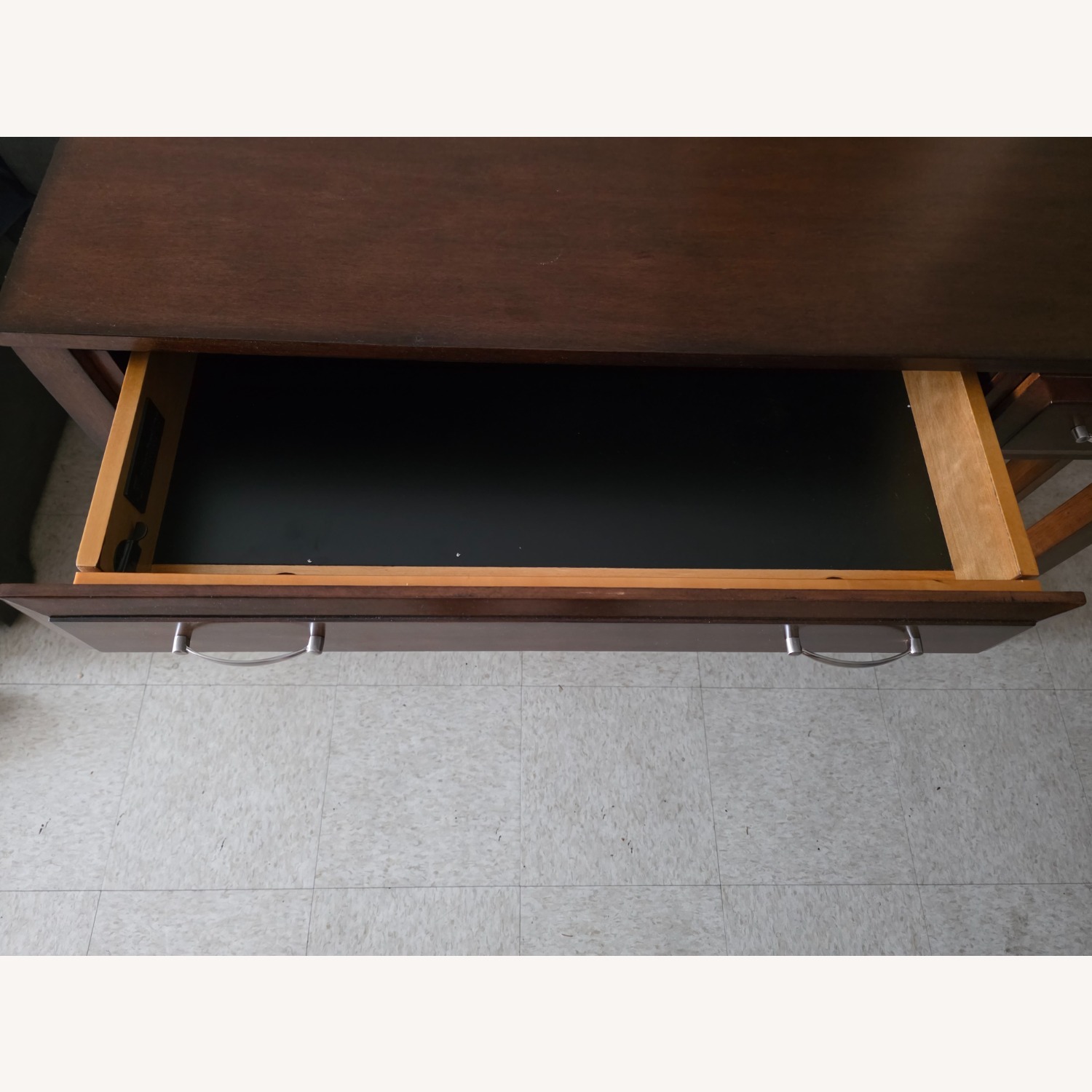 Liberty Furniture Dark Brown Wood Desk - image-5