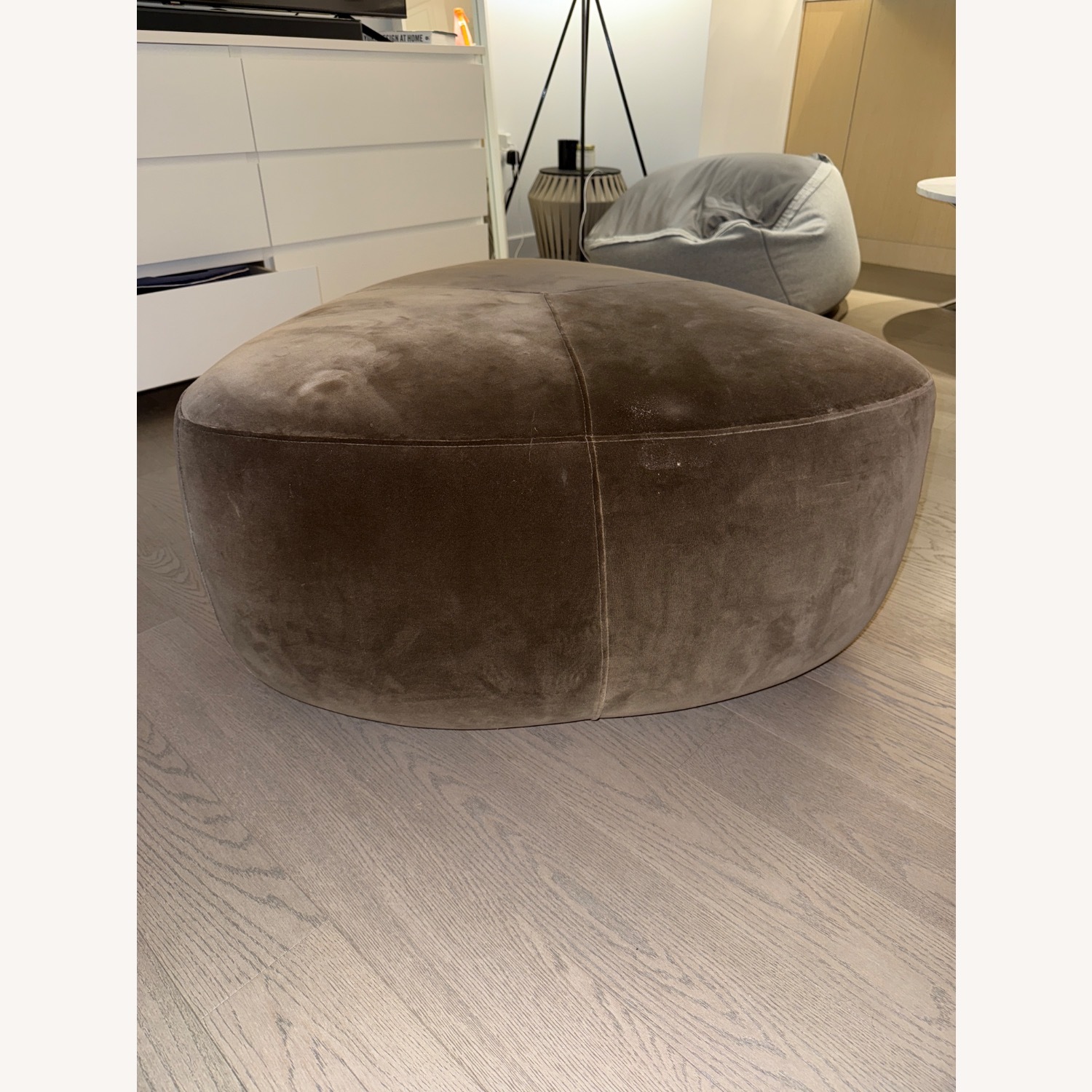 BoConcept Bermuda Footstool Dusty Brown Cotton - image-2