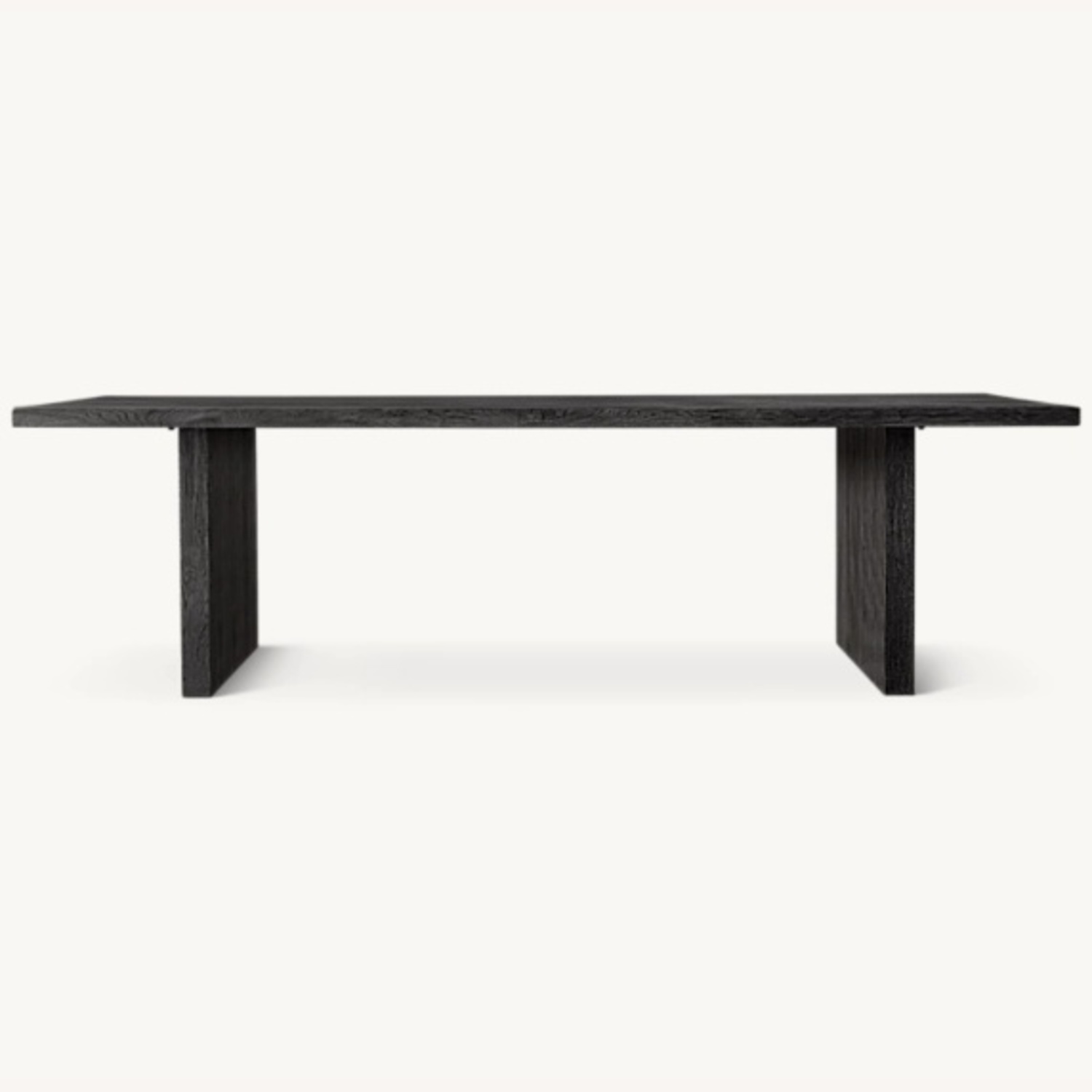 Restoration Hardware Reclaimed Oak Reeded Dining Table - image-0
