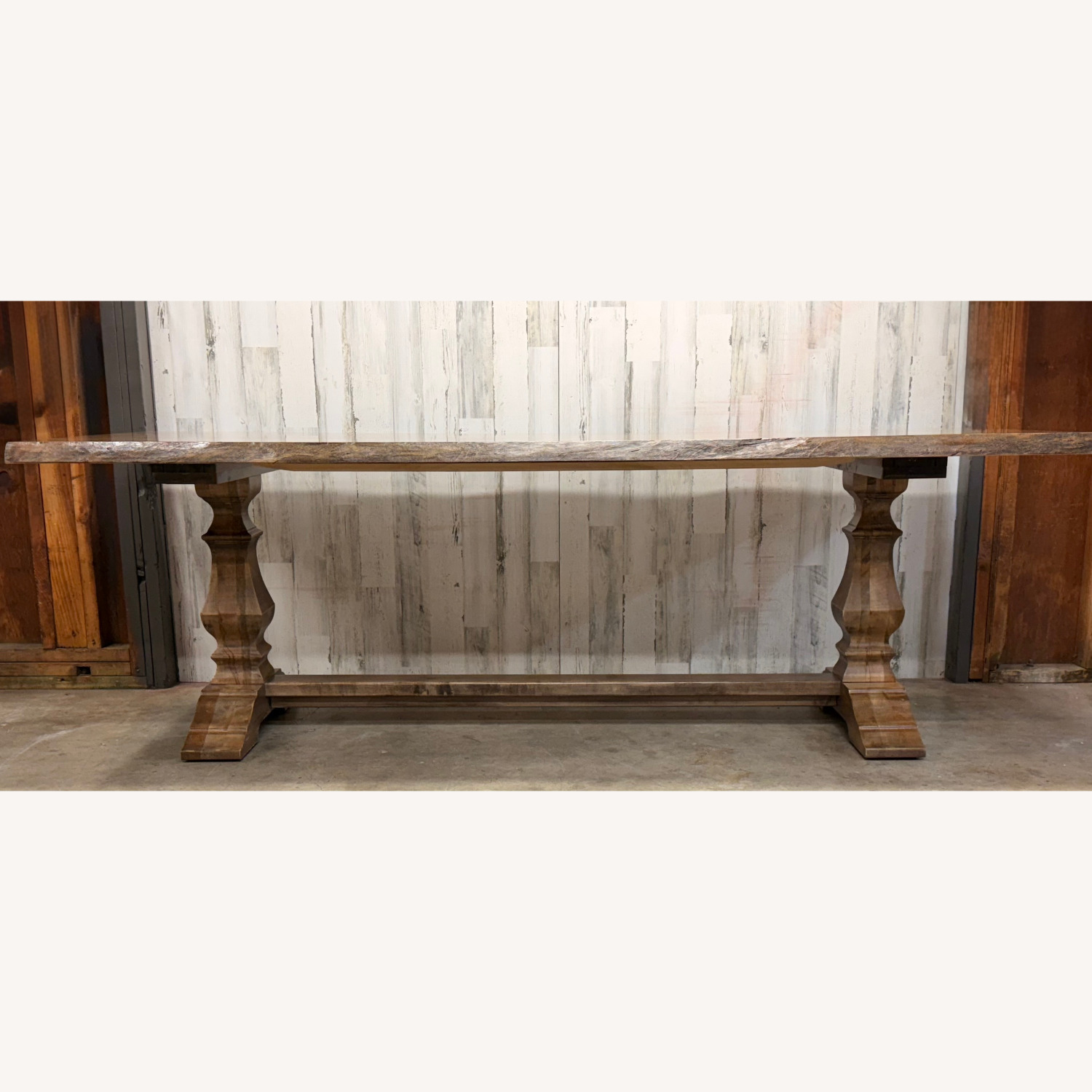 Bassett Maple Dining Table with 10 Chairs - image-11