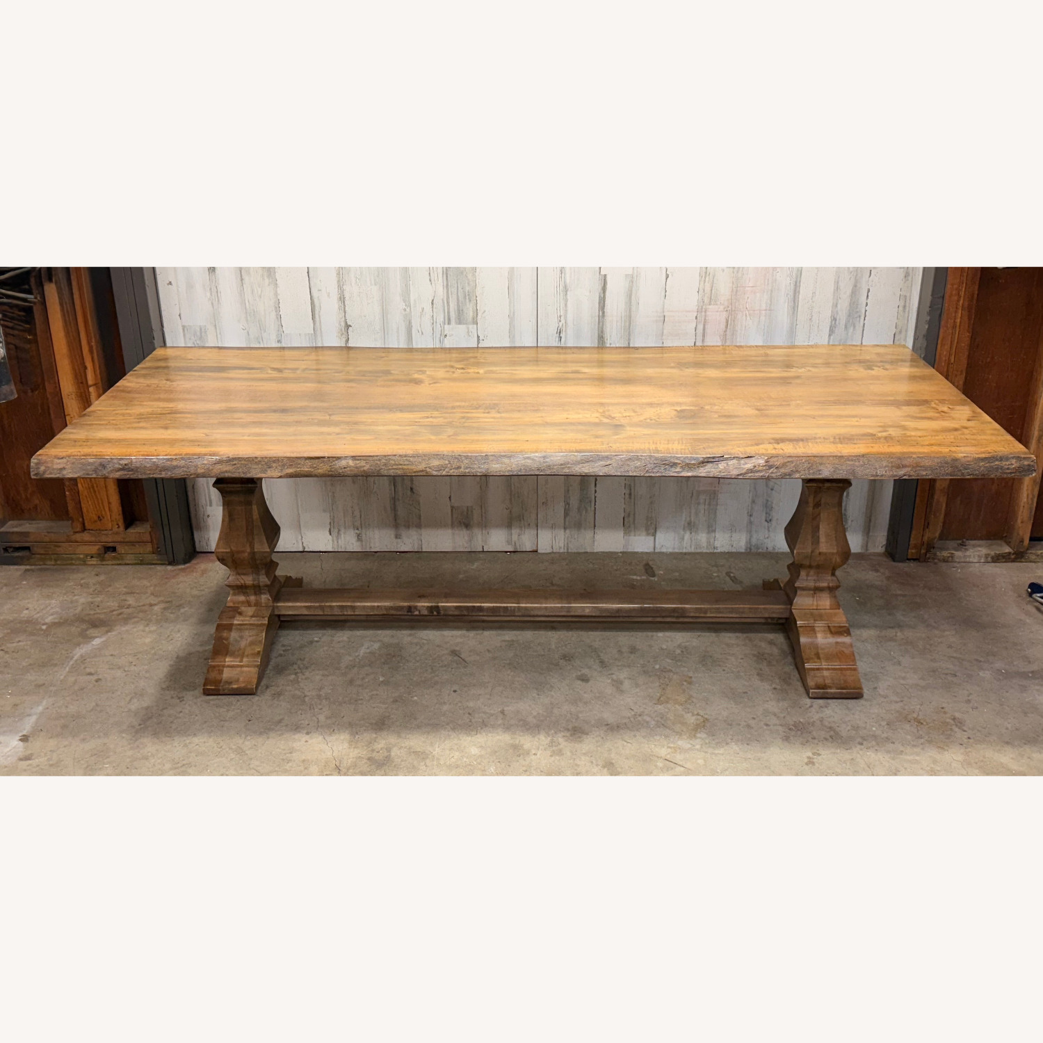 Bassett Maple Dining Table with 10 Chairs - image-7