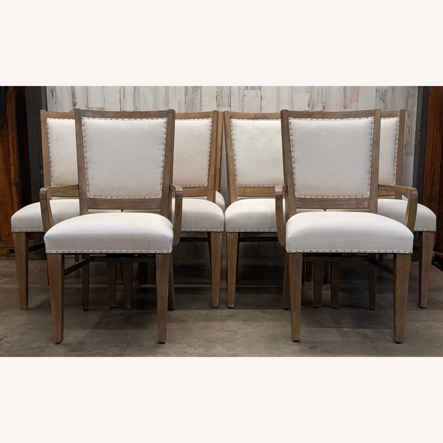 Bassett Maple Dining Table with 10 Chairs - image-3