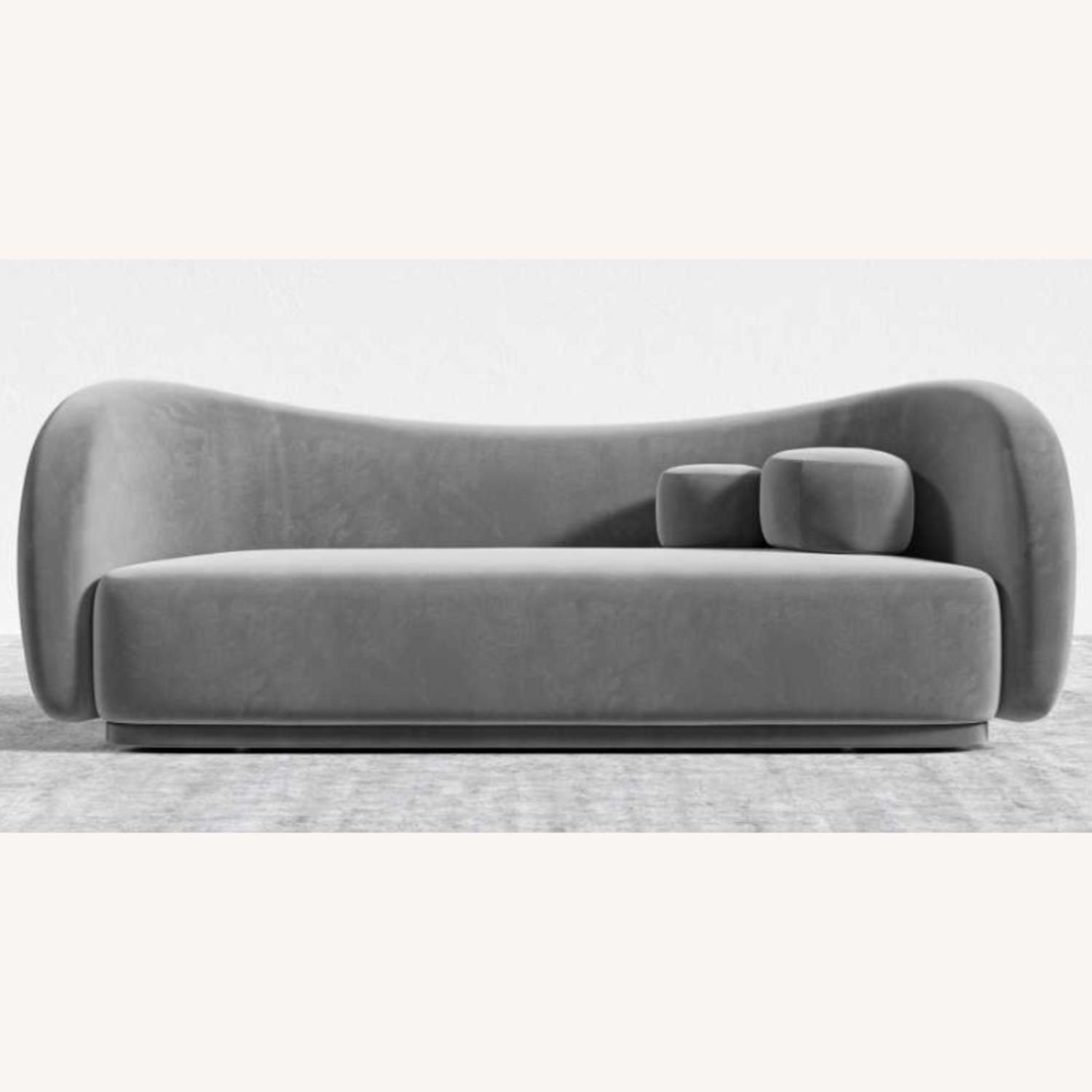 Rove Concepts Diane Sofa Gray Velvet - image-4