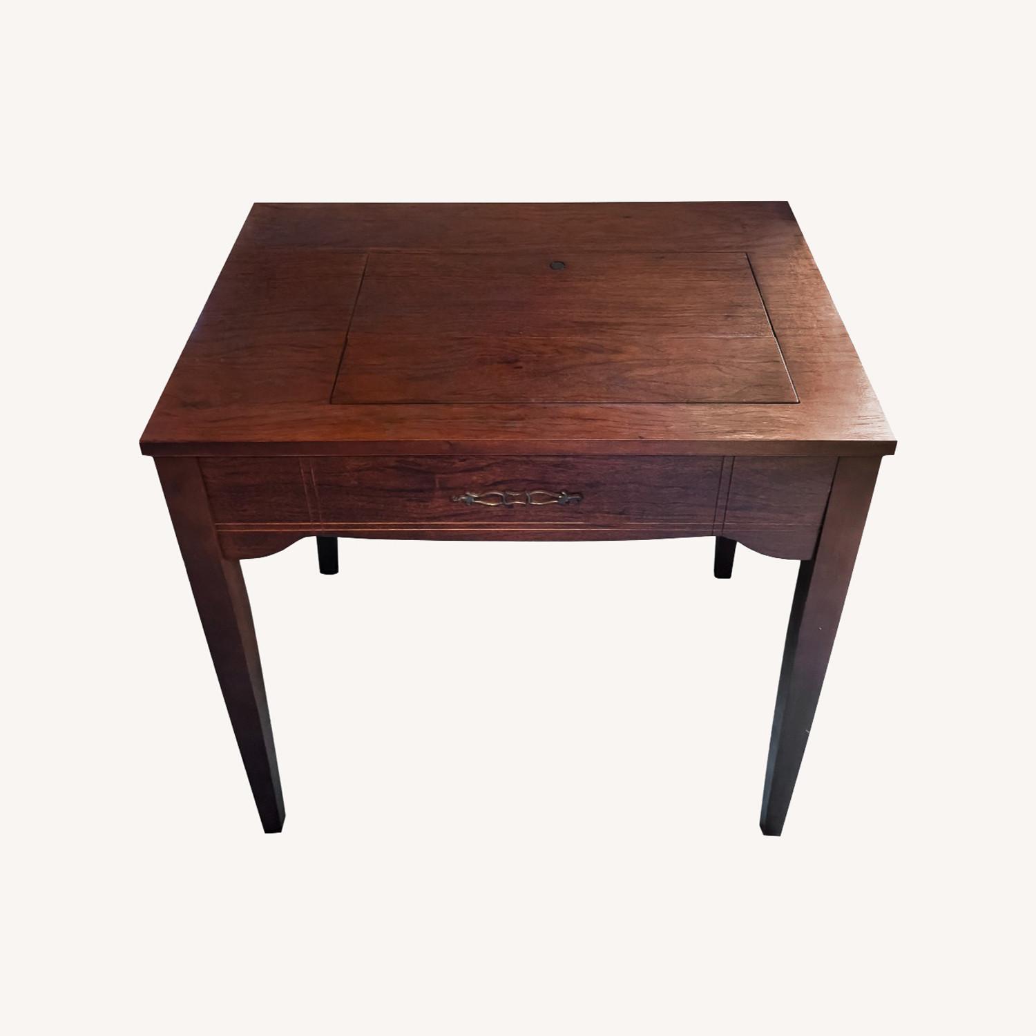 Vintage/Antique Finds Dark Brown Desk - image-0