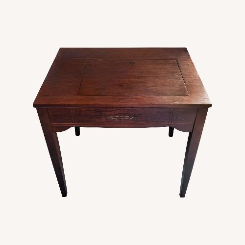 Used Vintage/Antique Finds Dark Brown Desk for sale on AptDeco