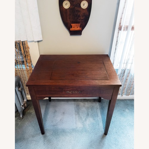 Used Vintage/Antique Finds Dark Brown Desk for sale on AptDeco