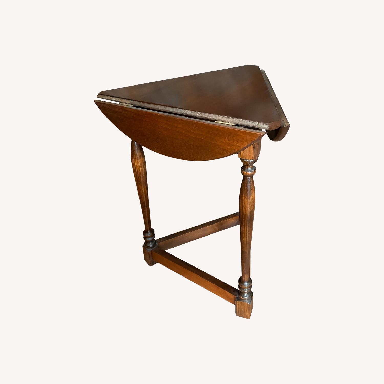 Mid Century Adjustable Side Table - image-0