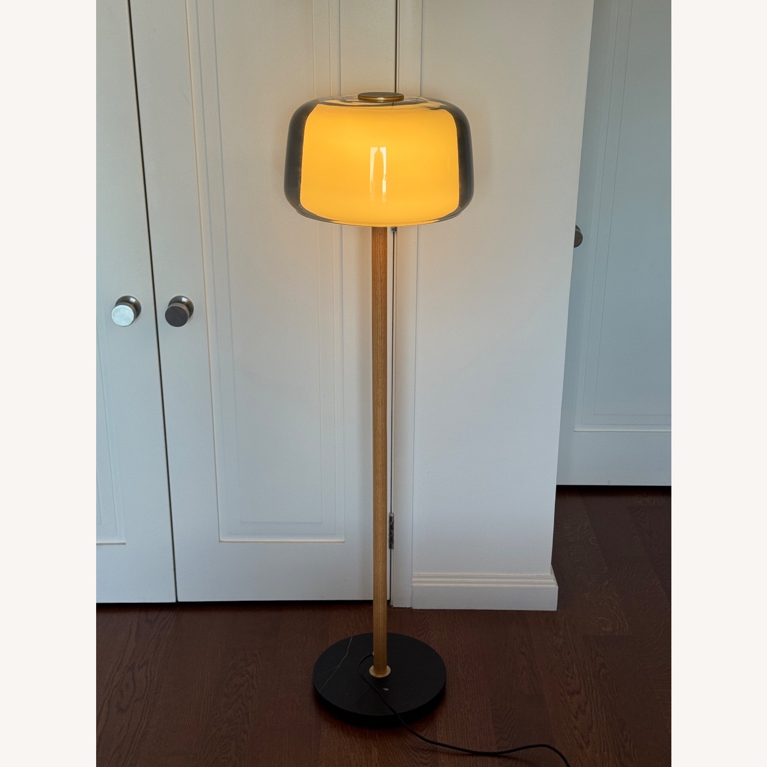 IKEA Evedal Floor Lamp Marble/Gray - image-1