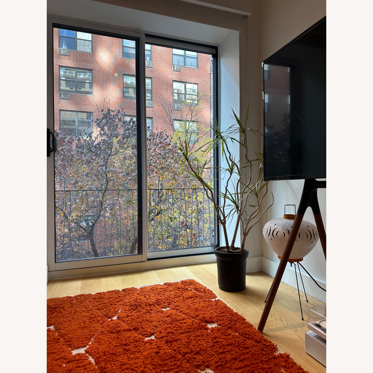 Moroccan Beni Orange Rug - image-2