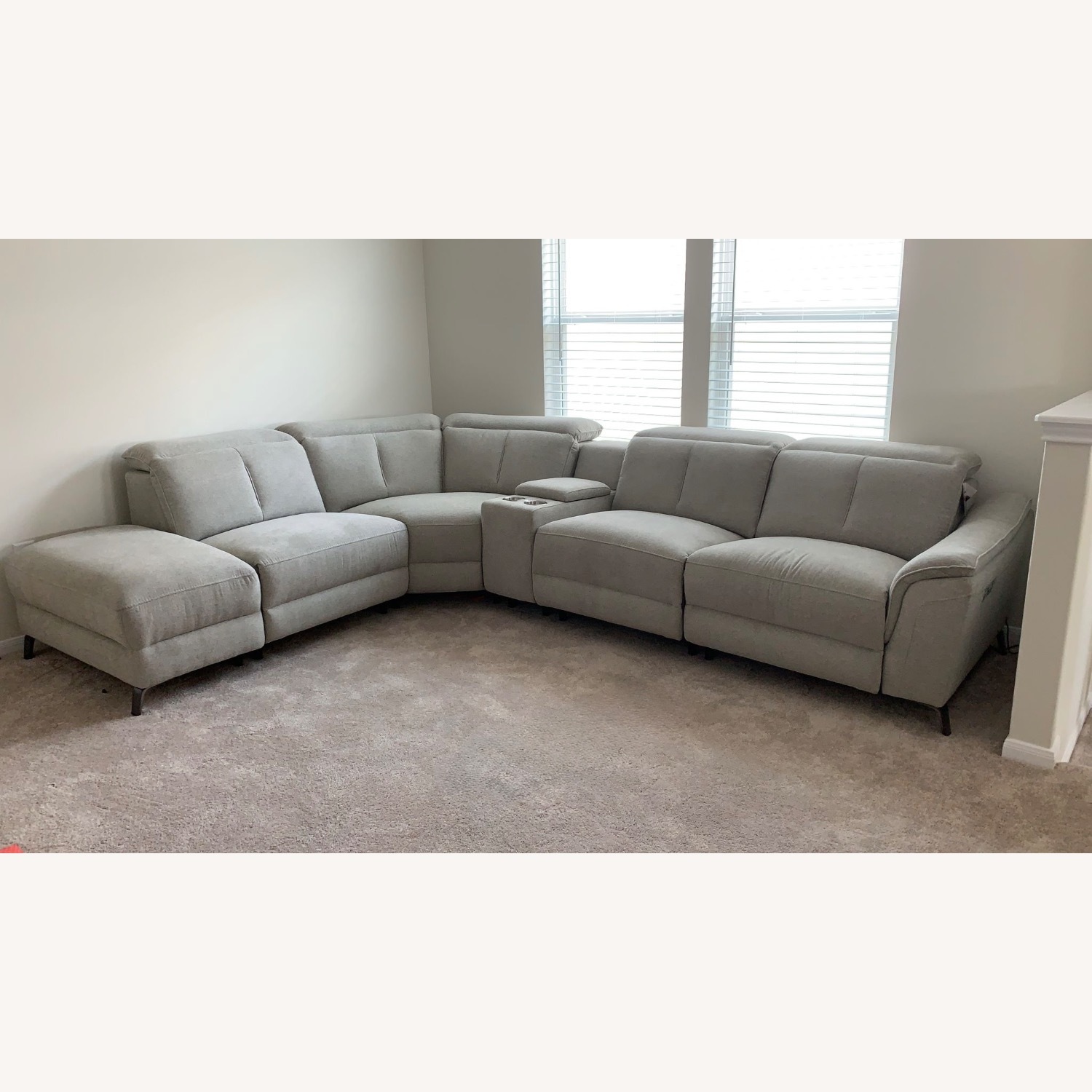 Rooms To Go Sofia Vergara Fabric 3+ Piece Sectional - image-3