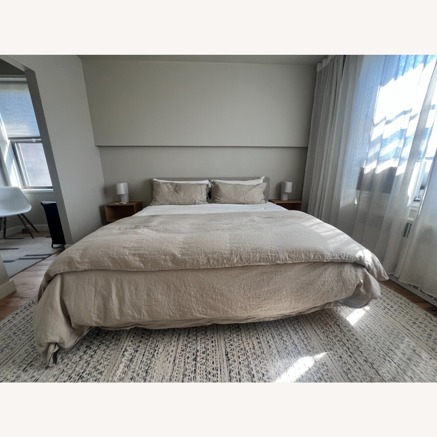 Article Tessu King Low Profile Upholstered Bed - Clay Taupe - image-2