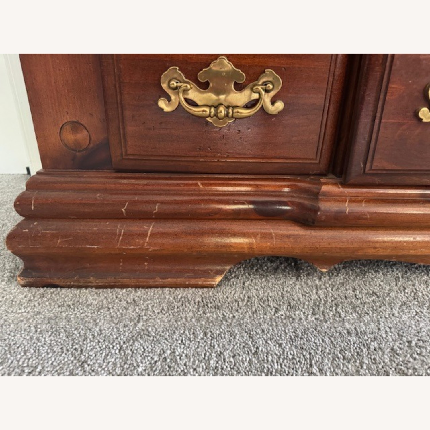 Sturdy Vintage 2 Piece China Closet - image-3