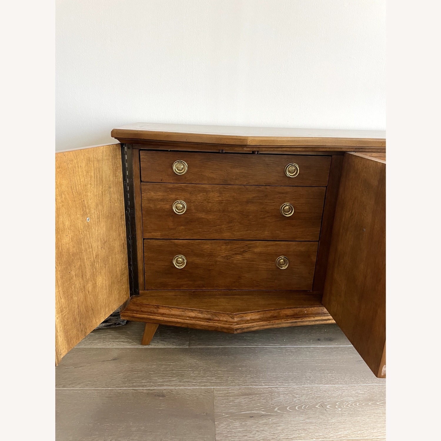Dark Brown Wood Sideboard - image-4