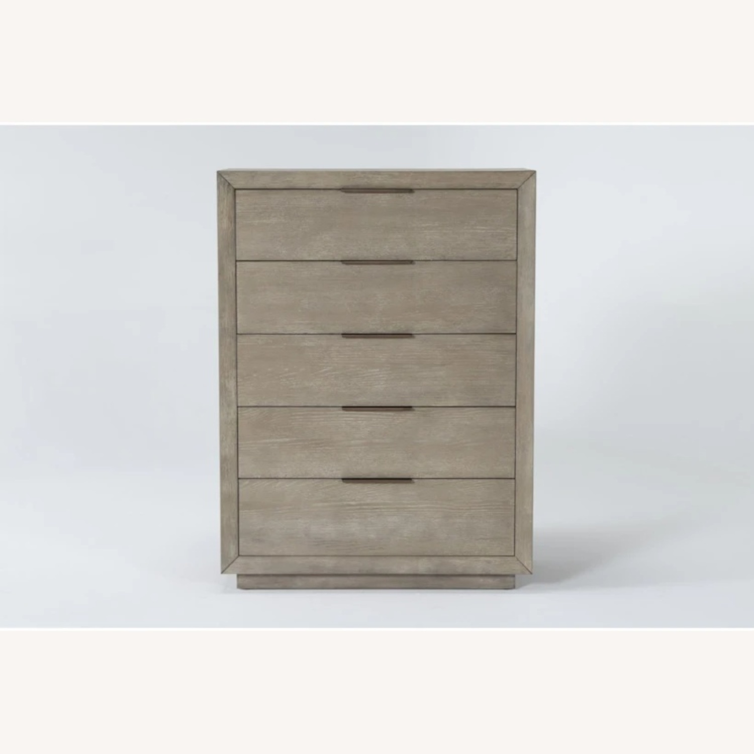 Living Spaces Pierce Natural Wood II 5-Drawer Tall Chest - image-4