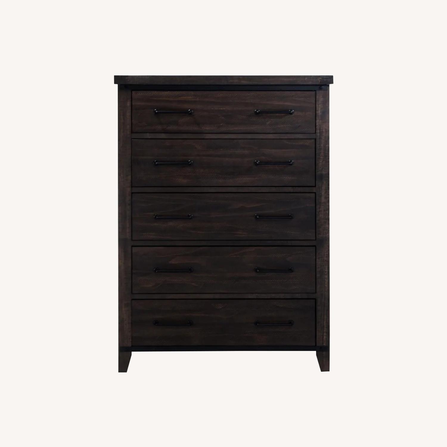 Bob's Discount Furniture Montana Brown 5 Dresser Chest - image-0