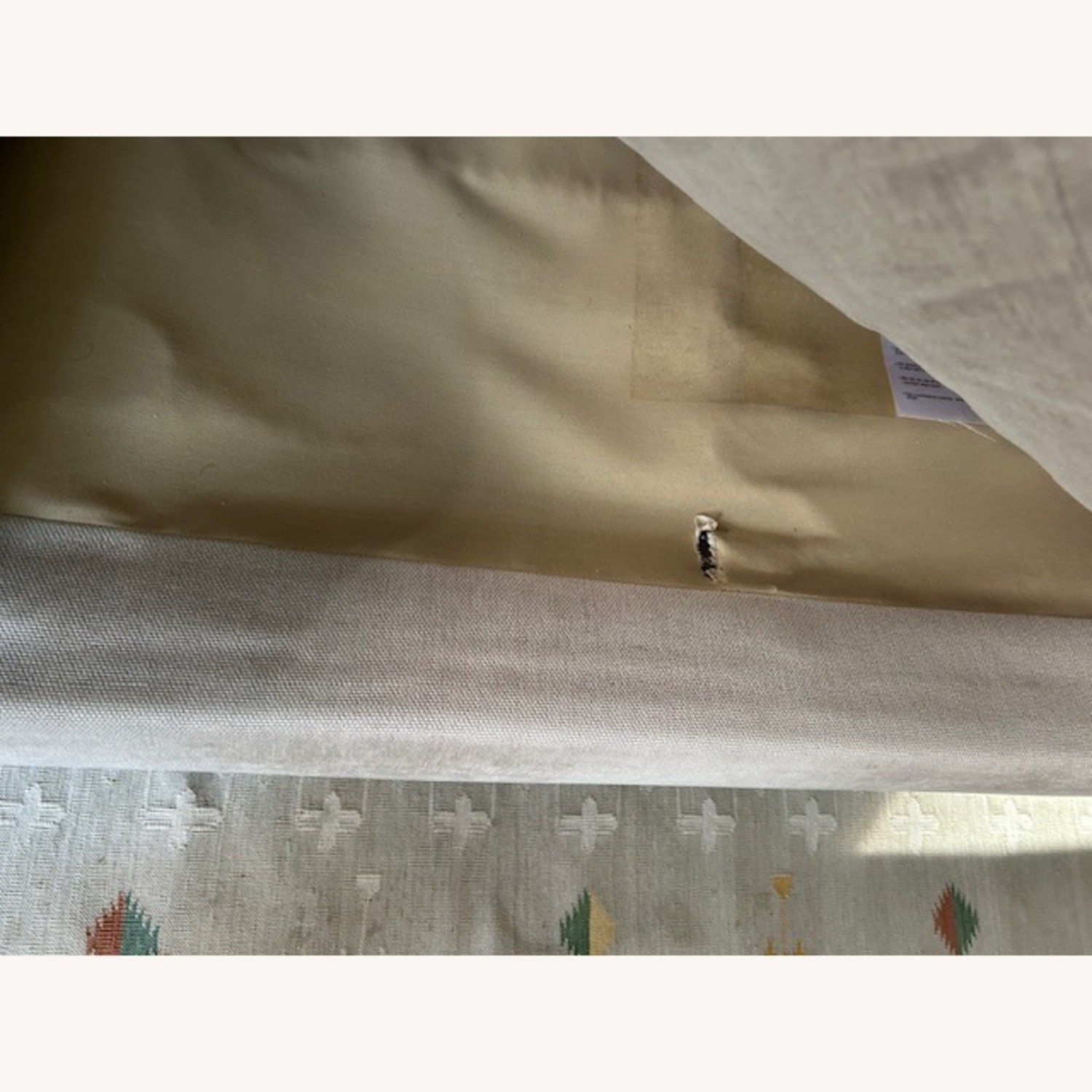 West Elm 82" Harmony Sofa Light Taupe, Velvet - image-5