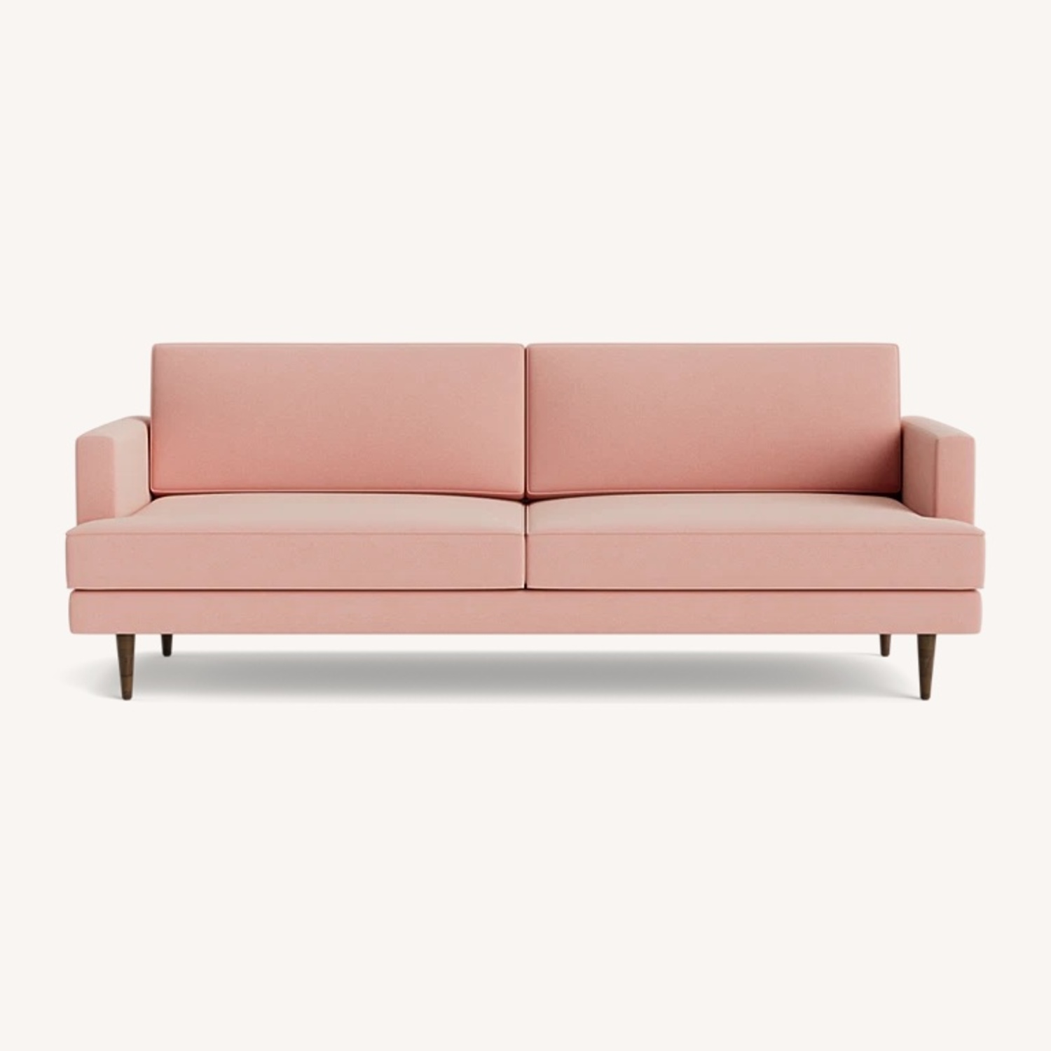 Joybird Preston Pink Velvet 3+ Seater Sofa - image-4
