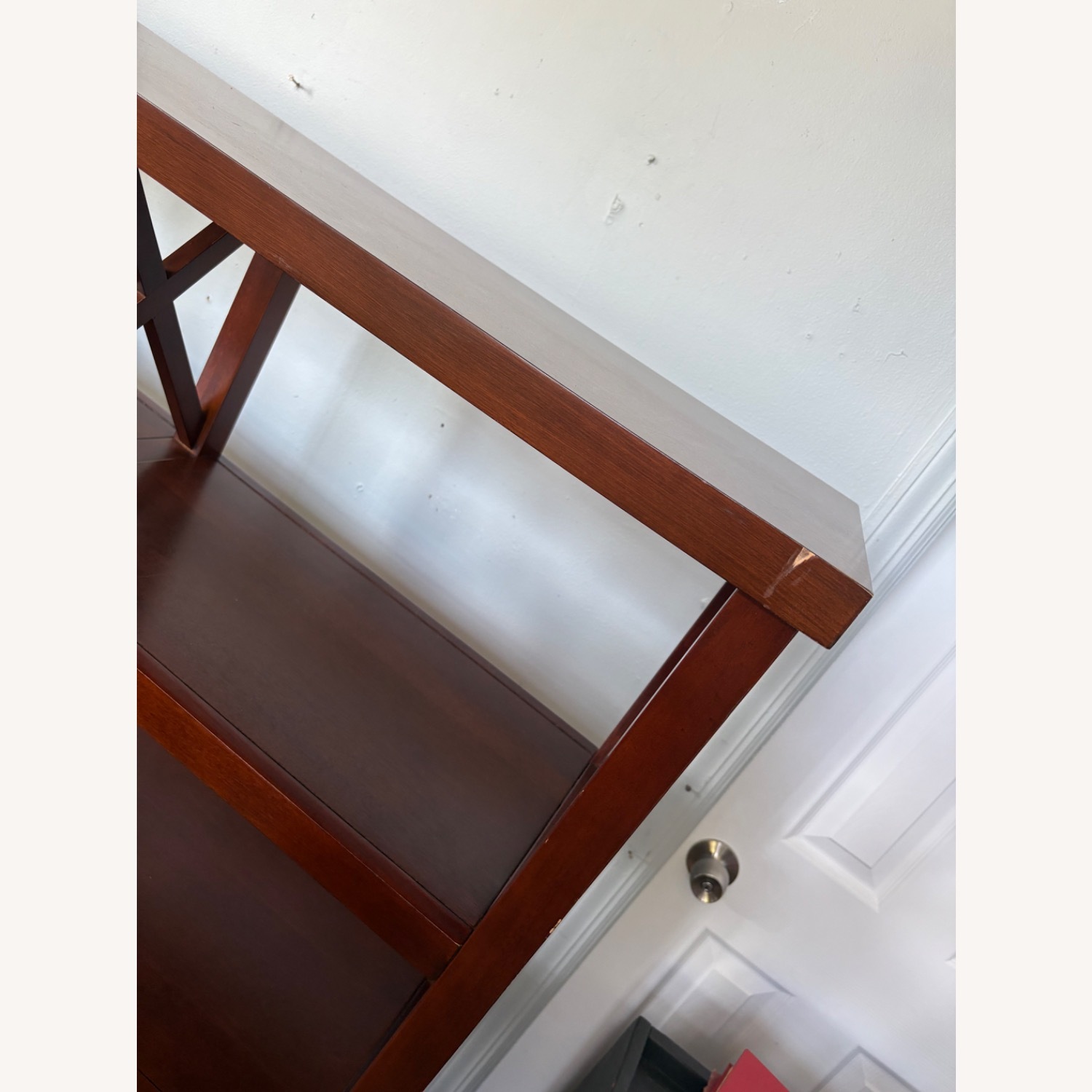 A-America, Inc. Dark Brown Wood Wall Shelf - image-4