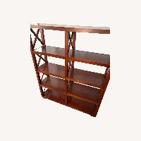 A-America, Inc. Dark Brown Wood Wall Shelf