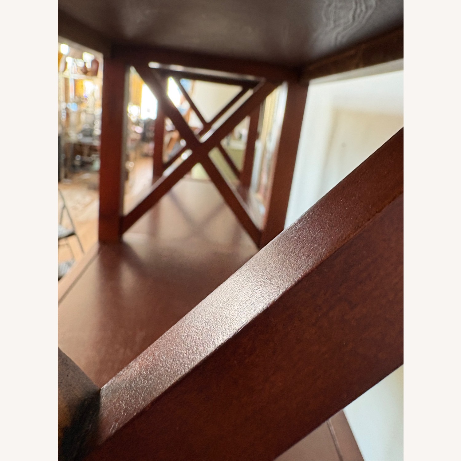 A-America, Inc. Dark Brown Wood Wall Shelf - image-5