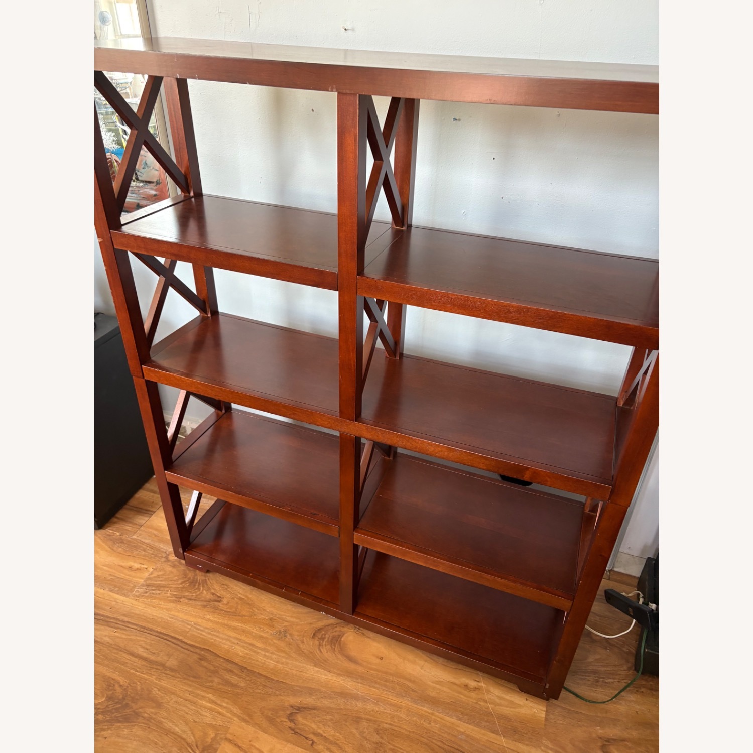 A-America, Inc. Dark Brown Wood Wall Shelf - image-1