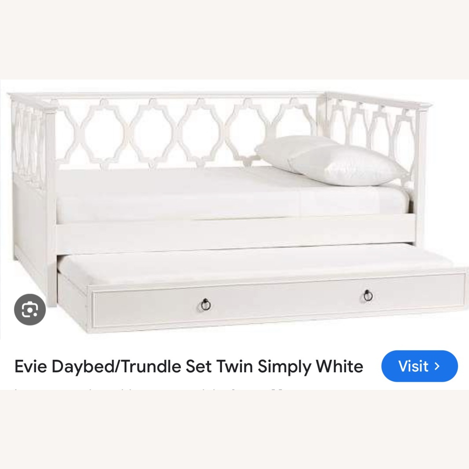 Pottery Barn Teen Elsie Full Daybed With Trundle - image-4