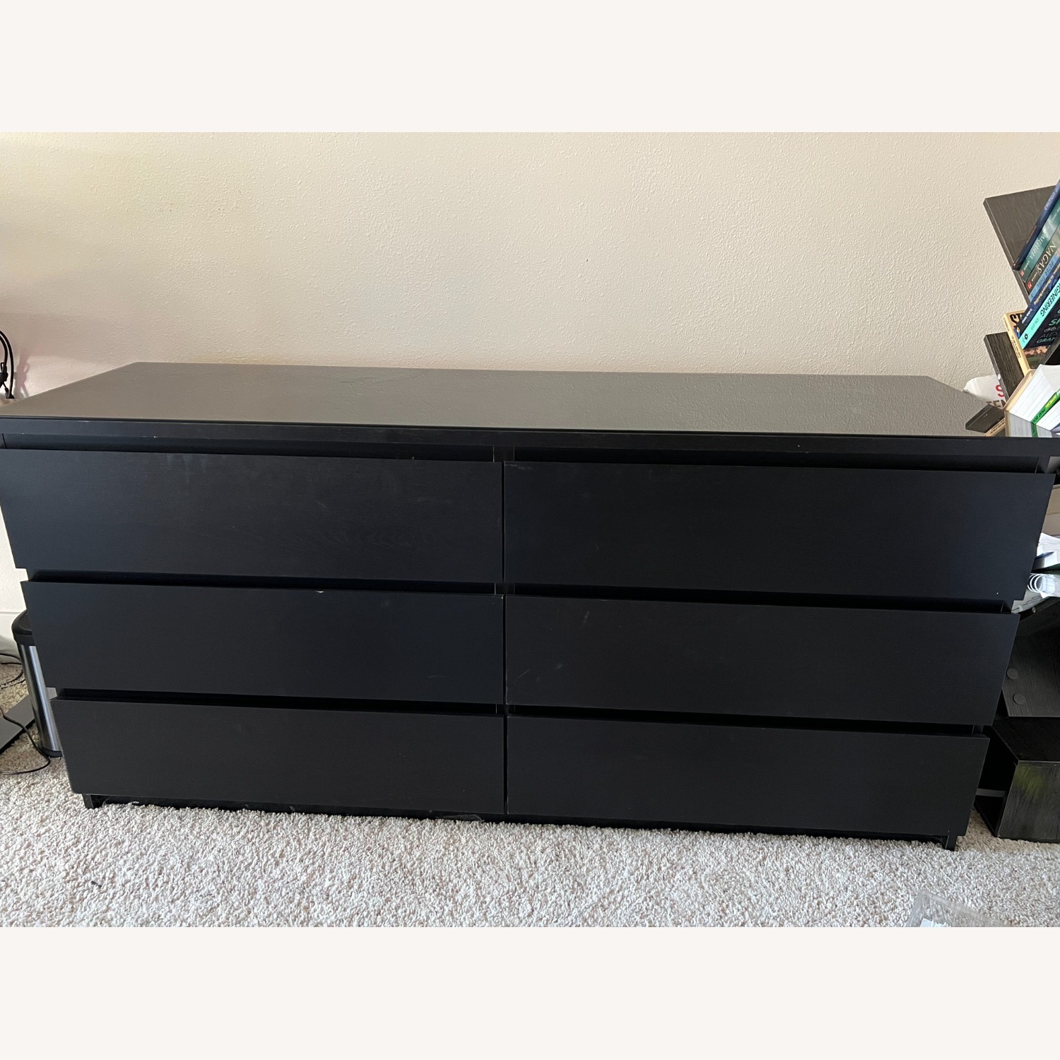 IKEA Malm Black Dresser - image-1