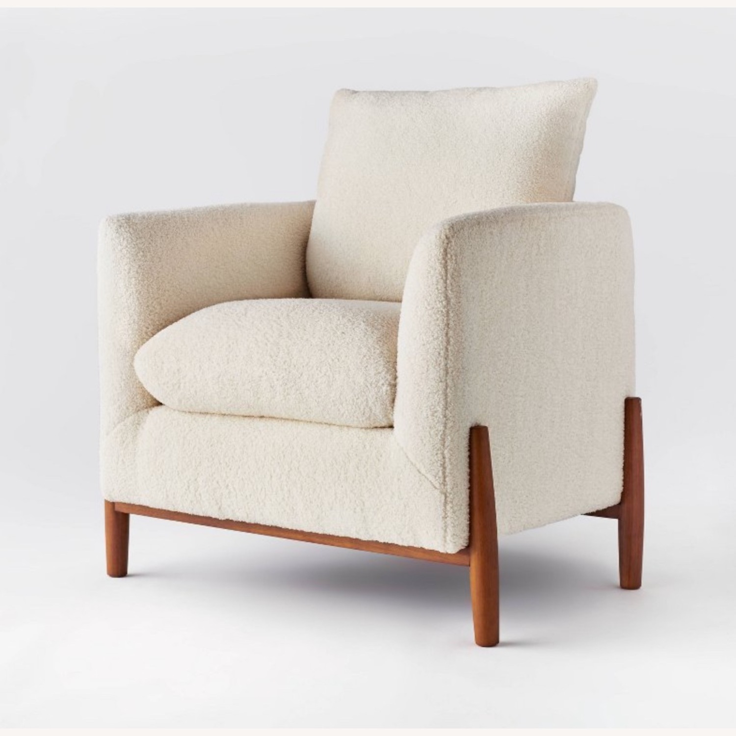 Target Threshold White Boucle Accent Chair - image-6