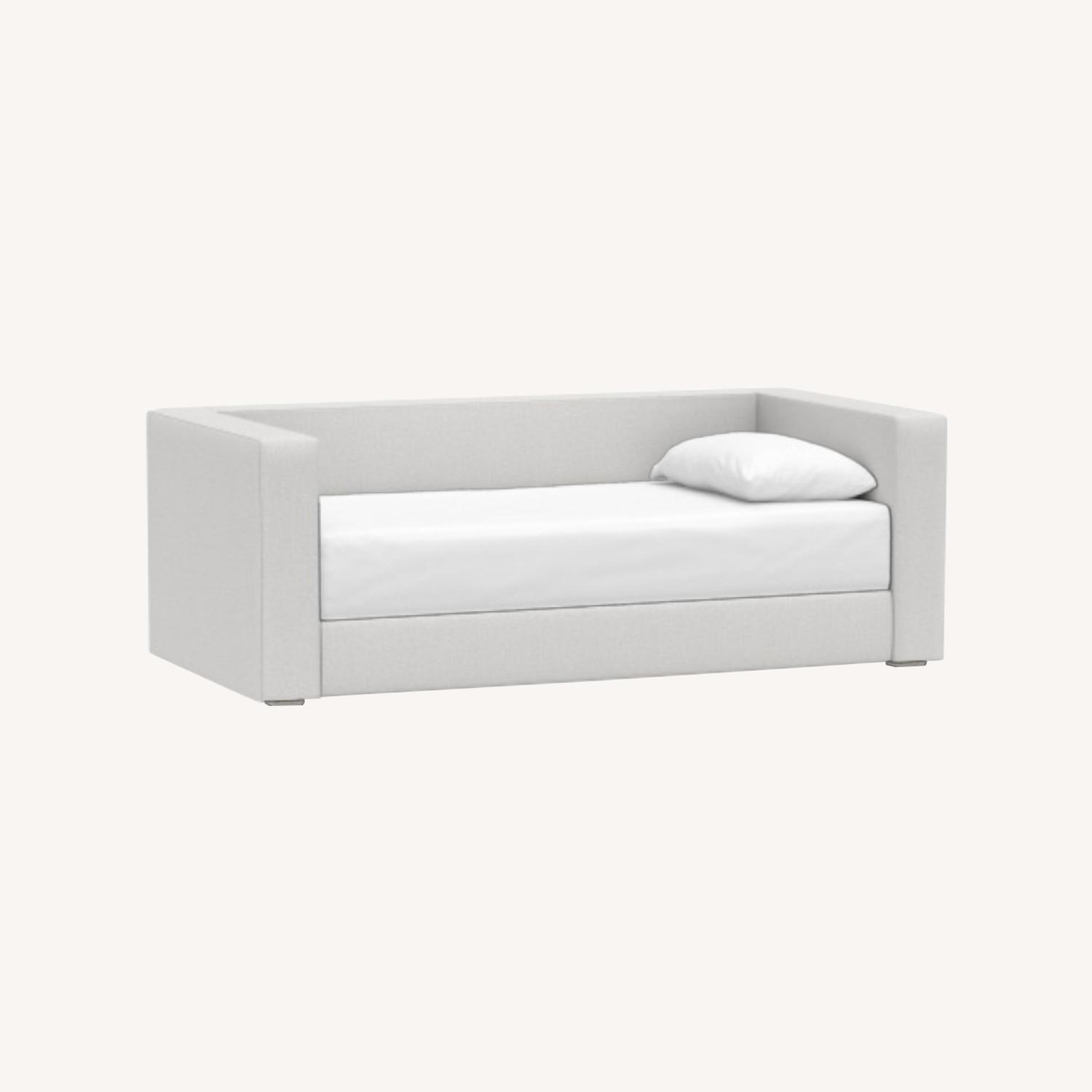Pottery Barn Jamie White Boucle Daybed - image-0