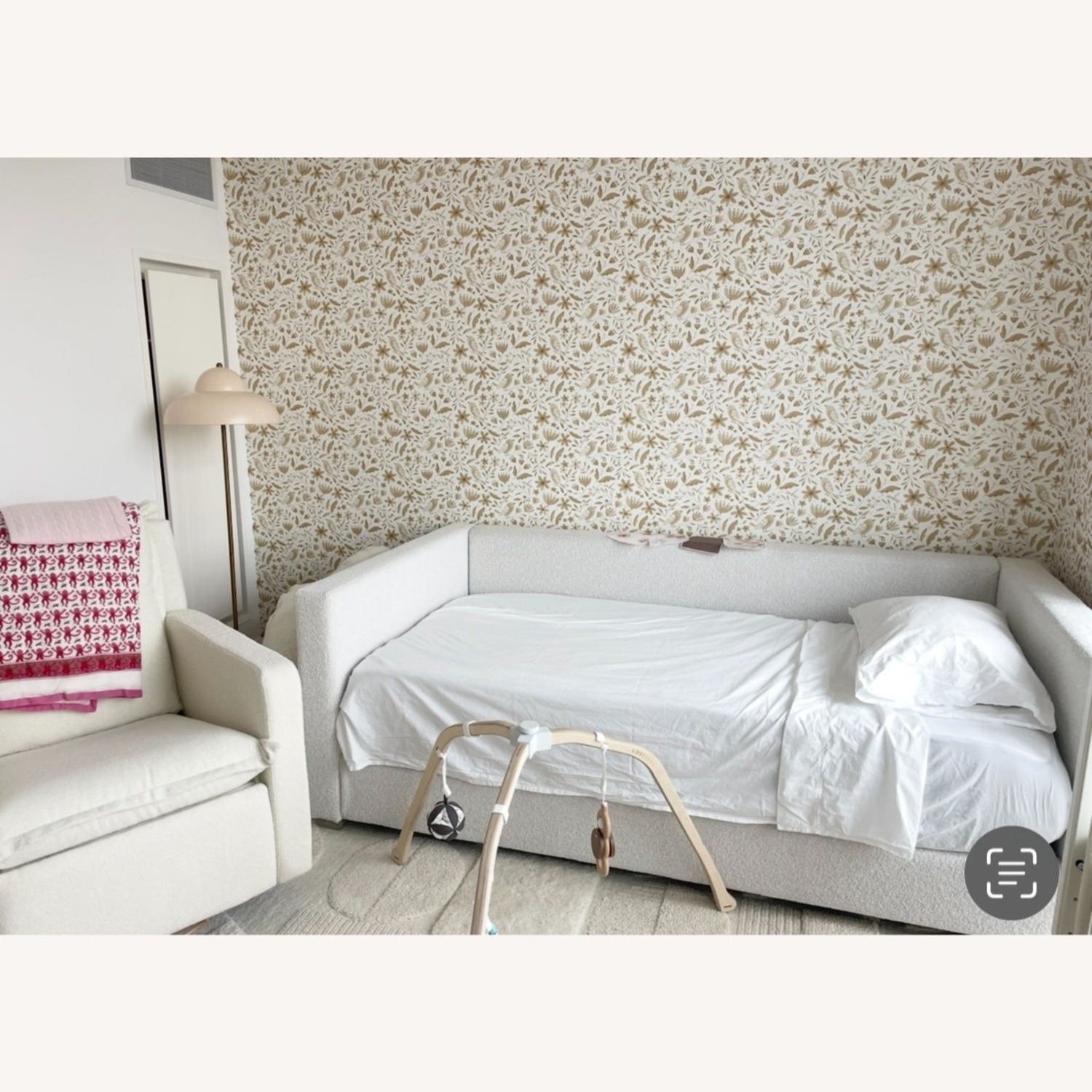 Pottery Barn Jamie White Boucle Daybed - image-3