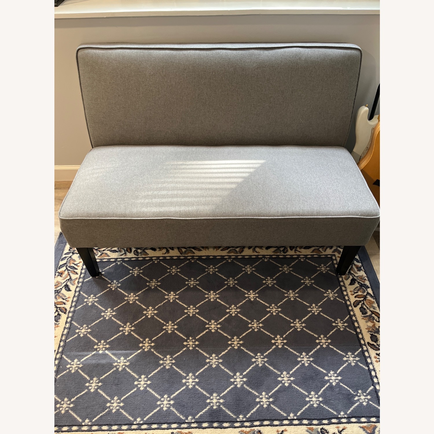 Gray Loveseat - image-1