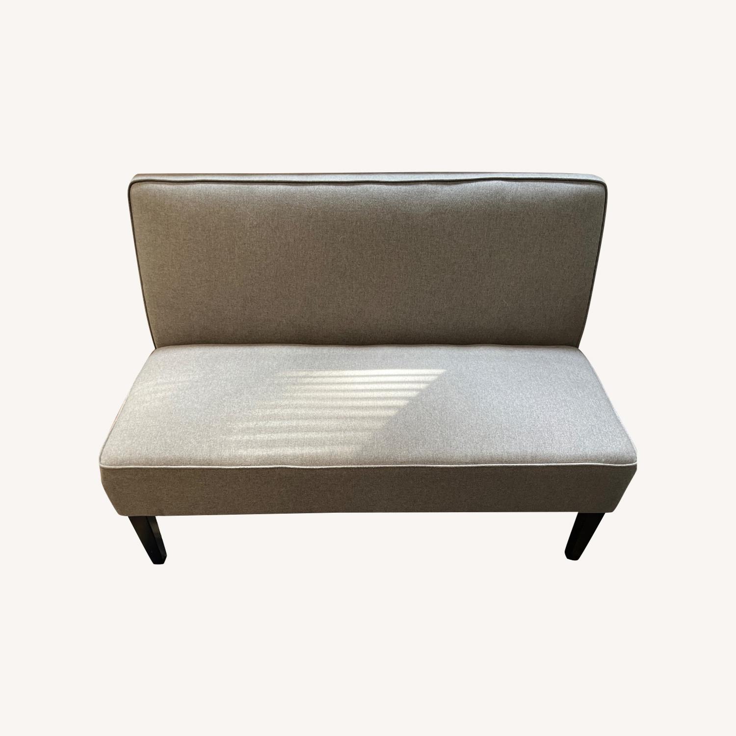 Gray Loveseat - image-0