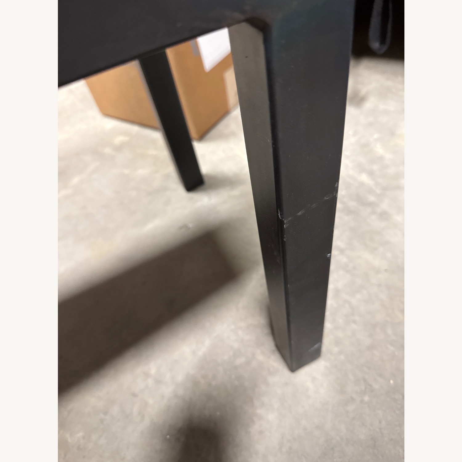 Room & Board Black Leather Bench - image-2