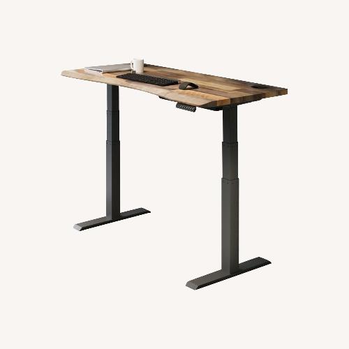 Used Vari Electric Standing Desk Natural Metal Desk for sale on AptDeco