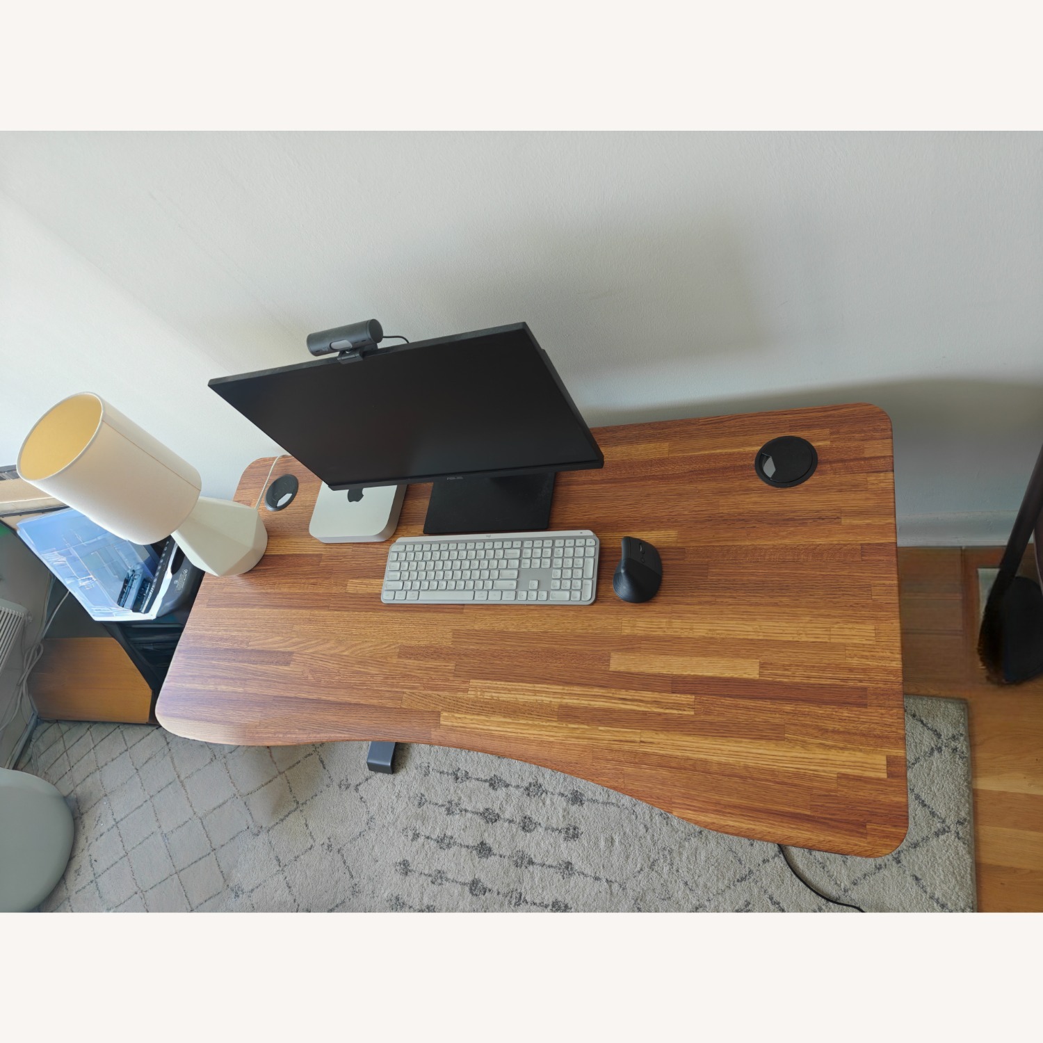 Vari Electric Standing Desk Natural Metal Desk - image-4