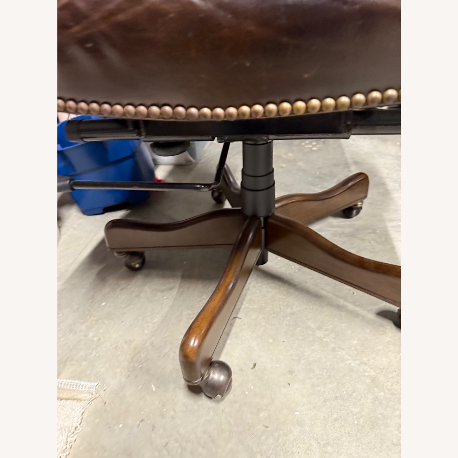 Arhaus Dark Brown Office Chair - image-4