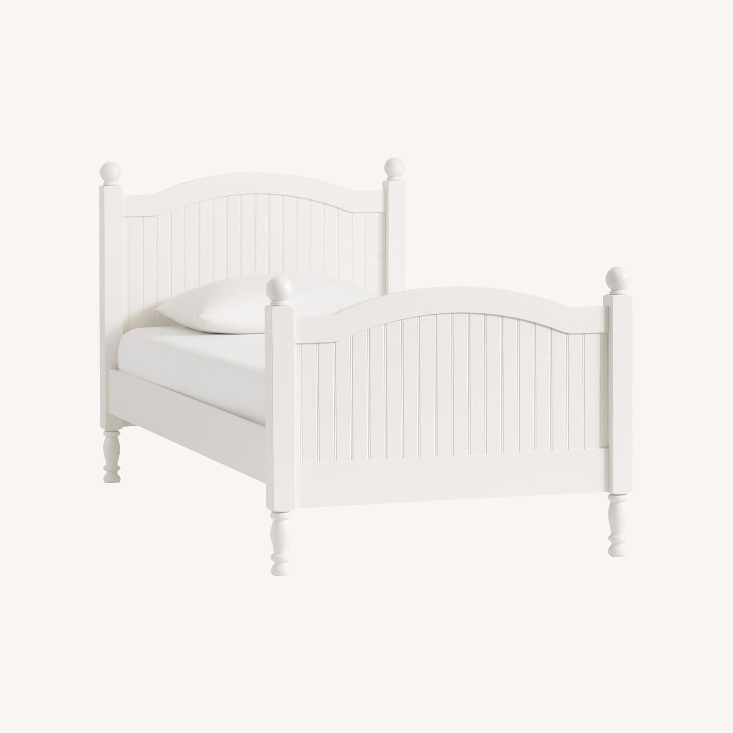 Pottery Barn Kids Catalina Bed White Wood Twin Bed - image-0