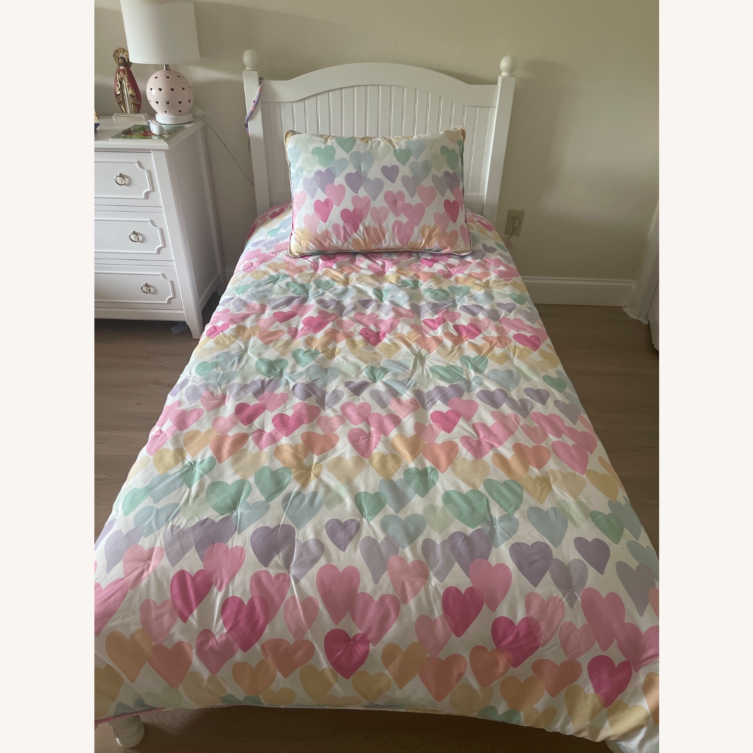 Pottery Barn Kids Catalina Bed White Wood Twin Bed - image-1