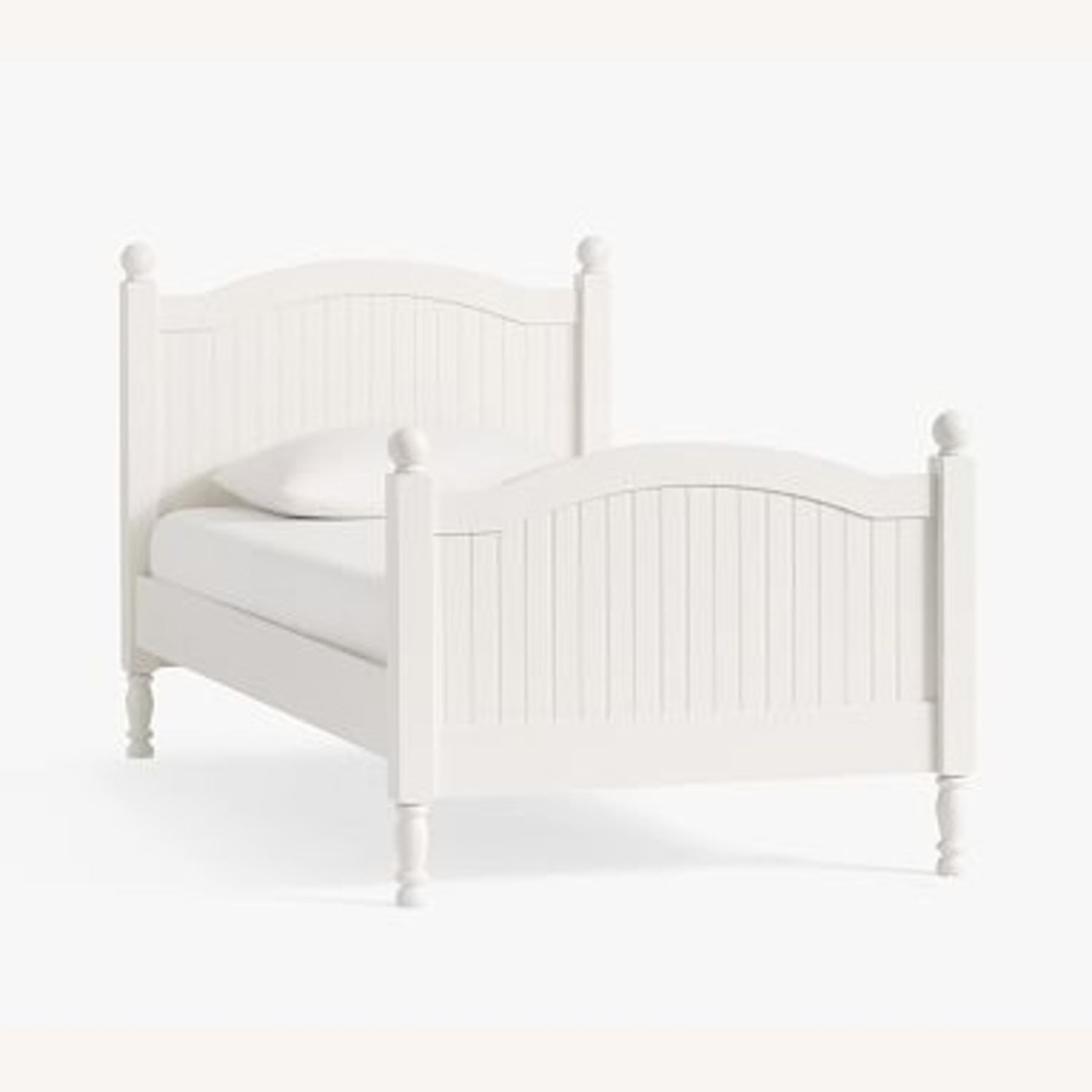 Pottery Barn Kids Catalina Bed White Wood Twin Bed - image-5