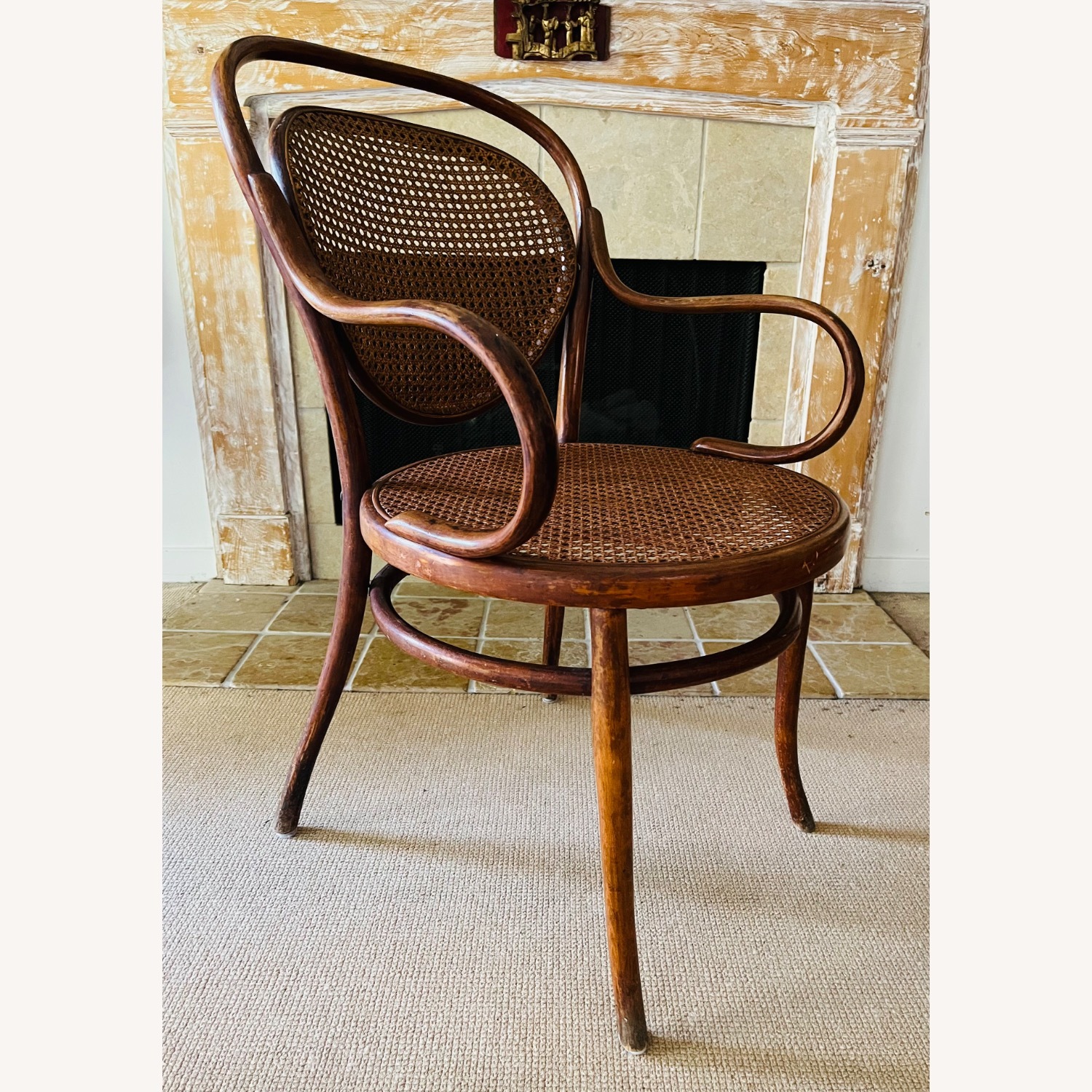 Antique Bentwood Chairs Thonet, Set of 3 - image-4
