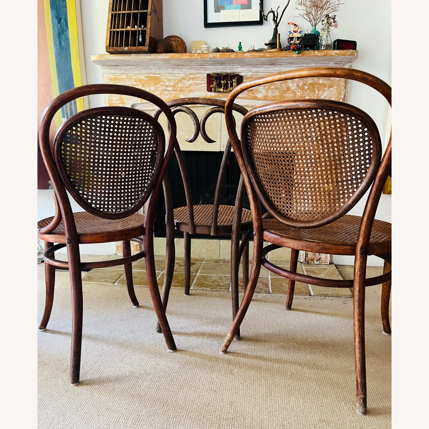 Antique Bentwood Chairs Thonet, Set of 3 - image-12