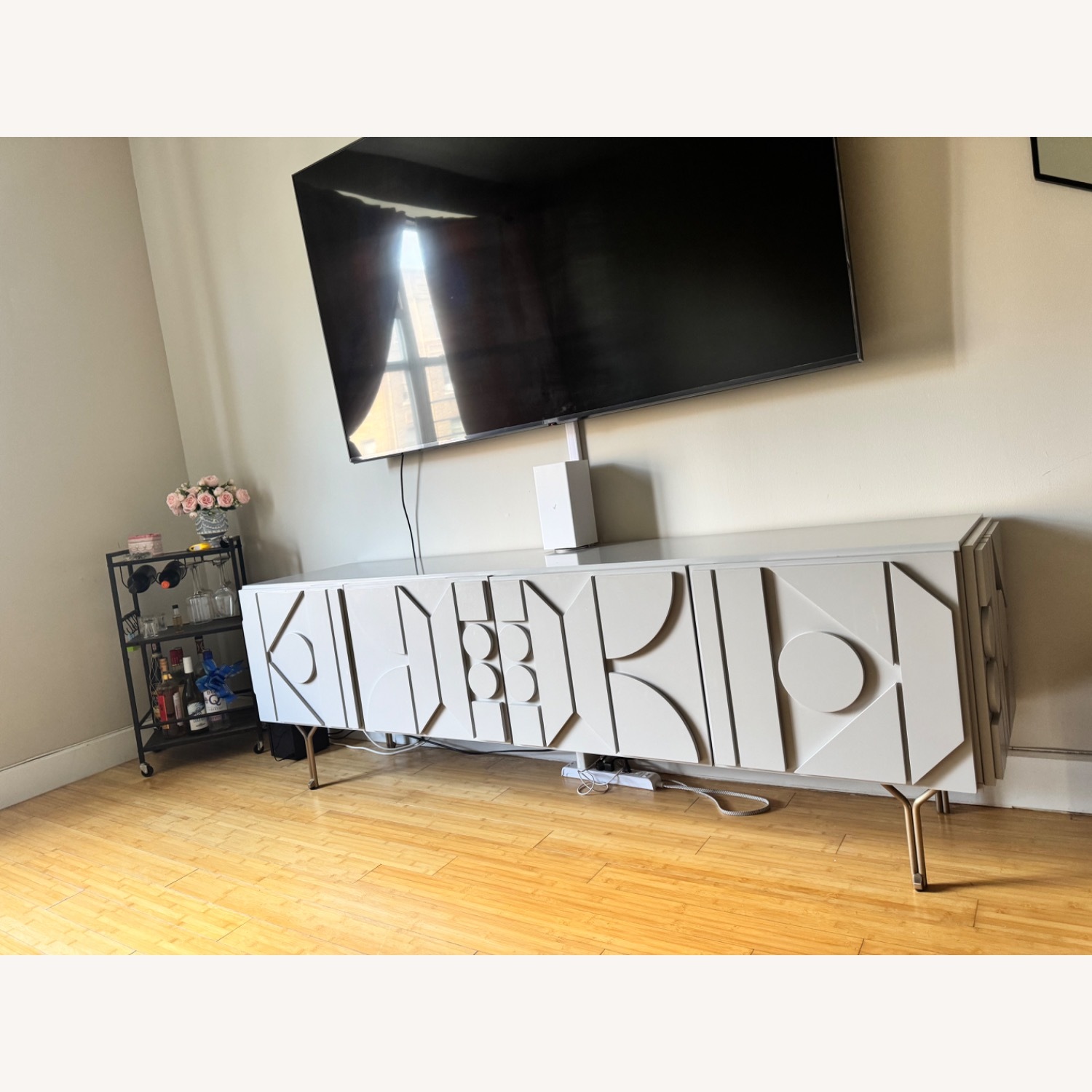 West Elm Pictograph Wood Media Console - image-2