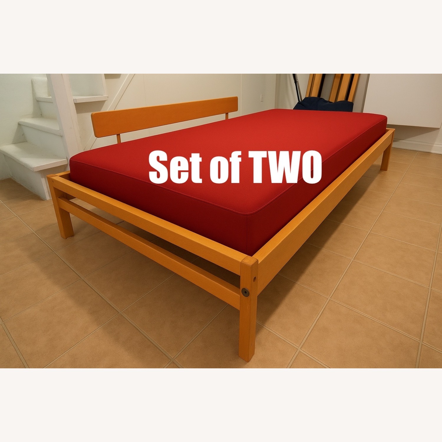 Natural Wood Daybed - image-1