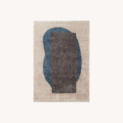 Used Nordic Knots Wool Area Rug 9' x 12' + Rug Pad for sale on AptDeco