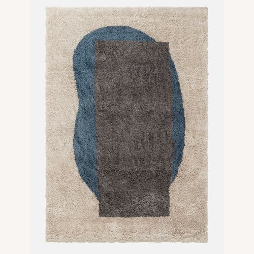 Used Nordic Knots Wool Area Rug 9' x 12' + Rug Pad for sale on AptDeco