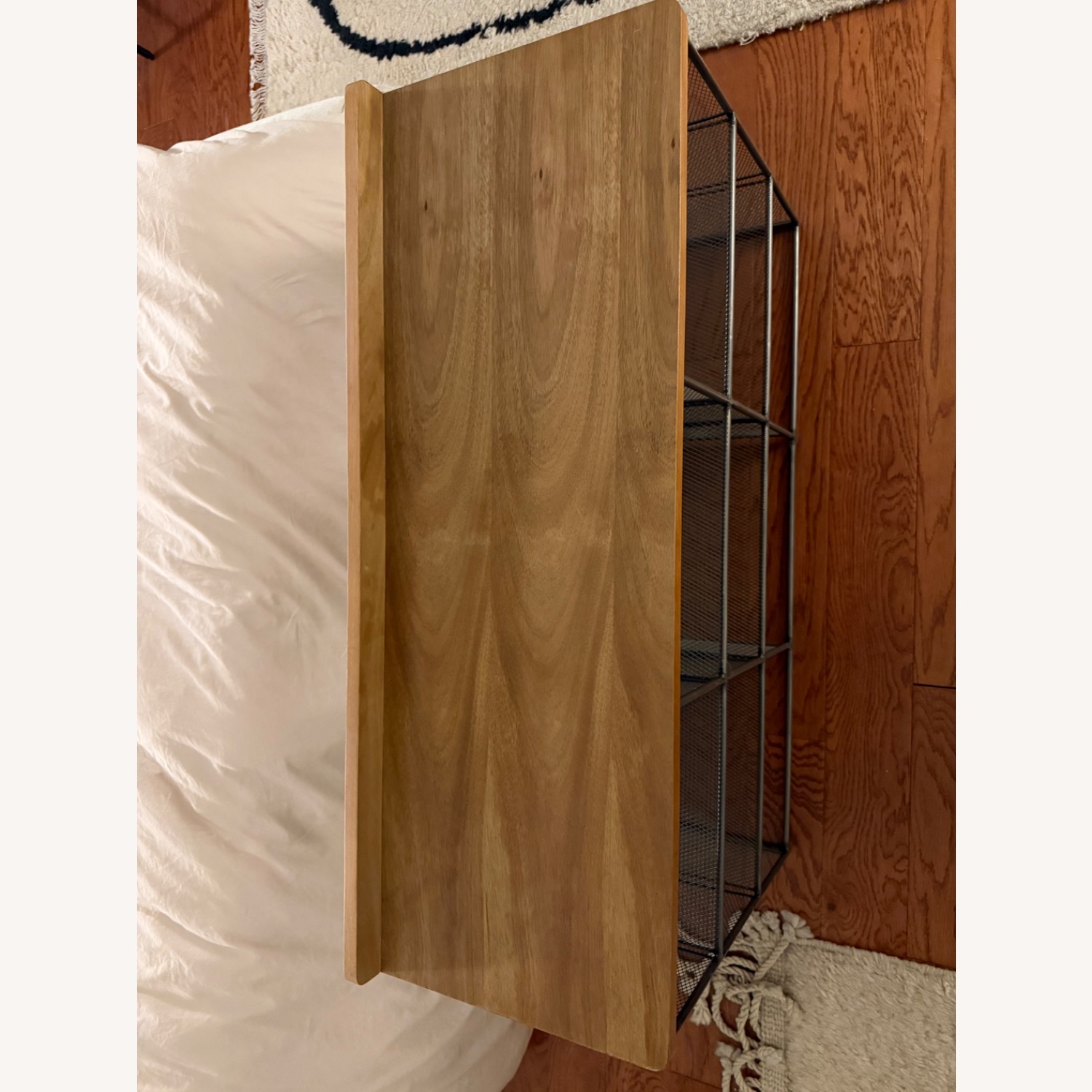 Zara Home Metal and Wood Bench/Shoe Storage - image-7