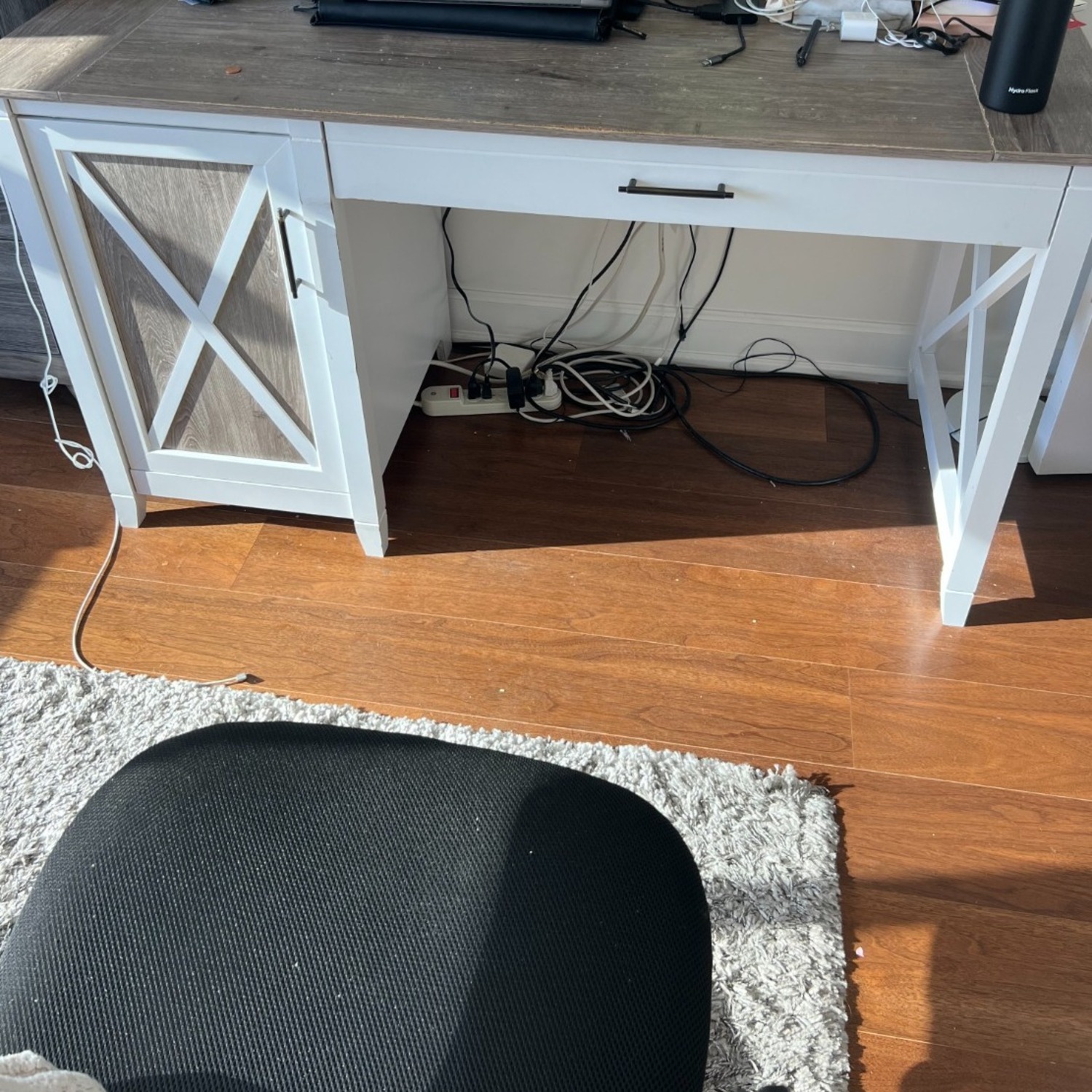 Wayfair Kaionna 54'' Desk White Wood Desk - image-1