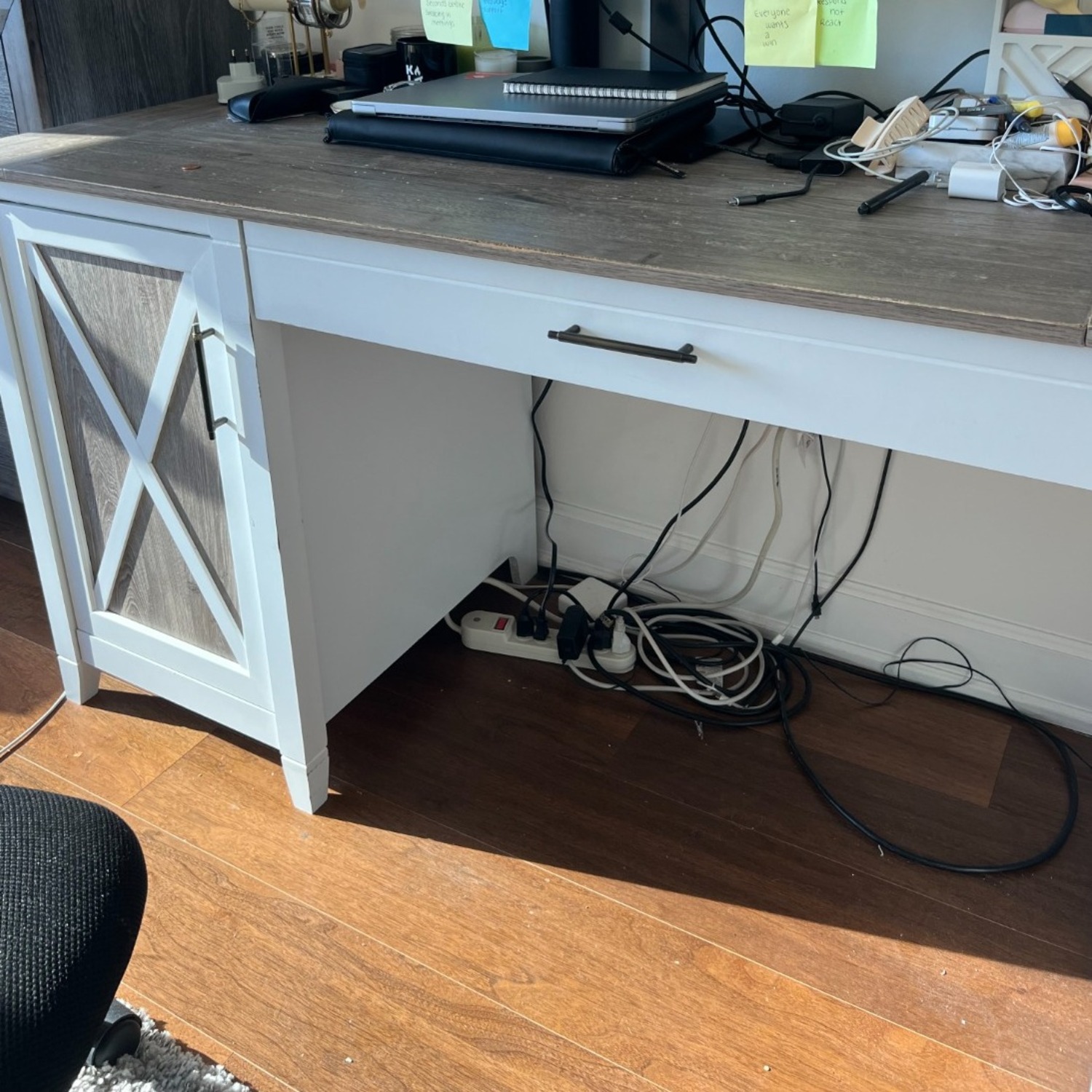 Wayfair Kaionna 54'' Desk White Wood Desk - image-2