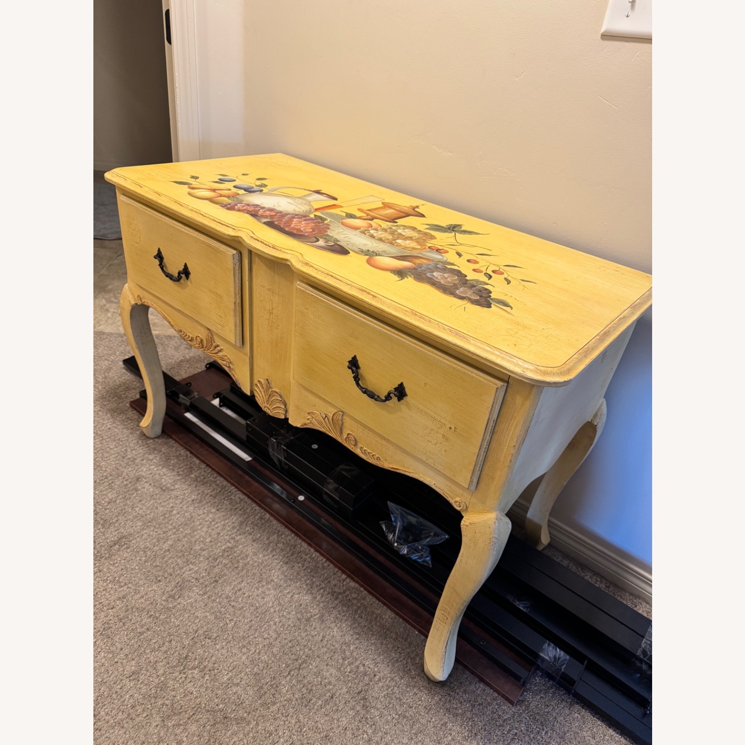 Home Goods Yellow Sideboard - image-3